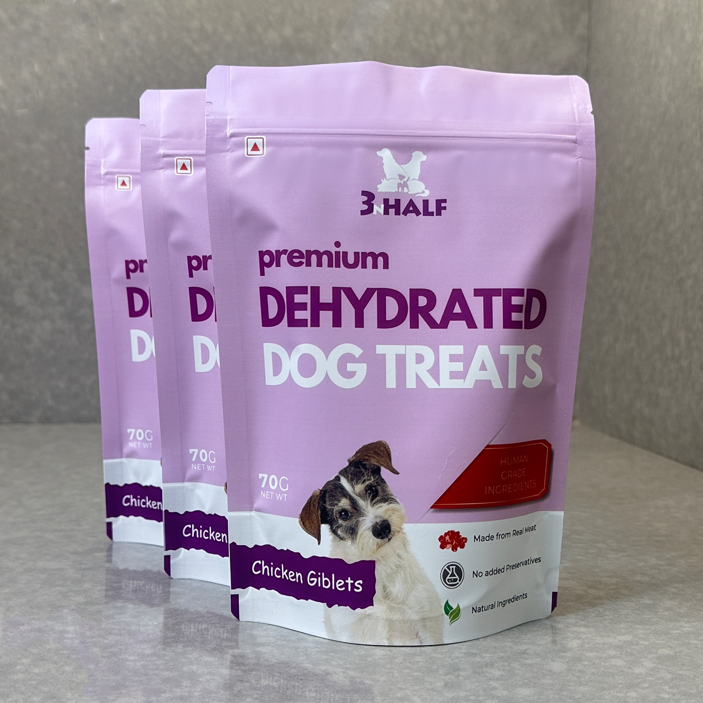 3nhalf healthy and natural chicken giblets dog treats pack of 3 sale 5 percent off