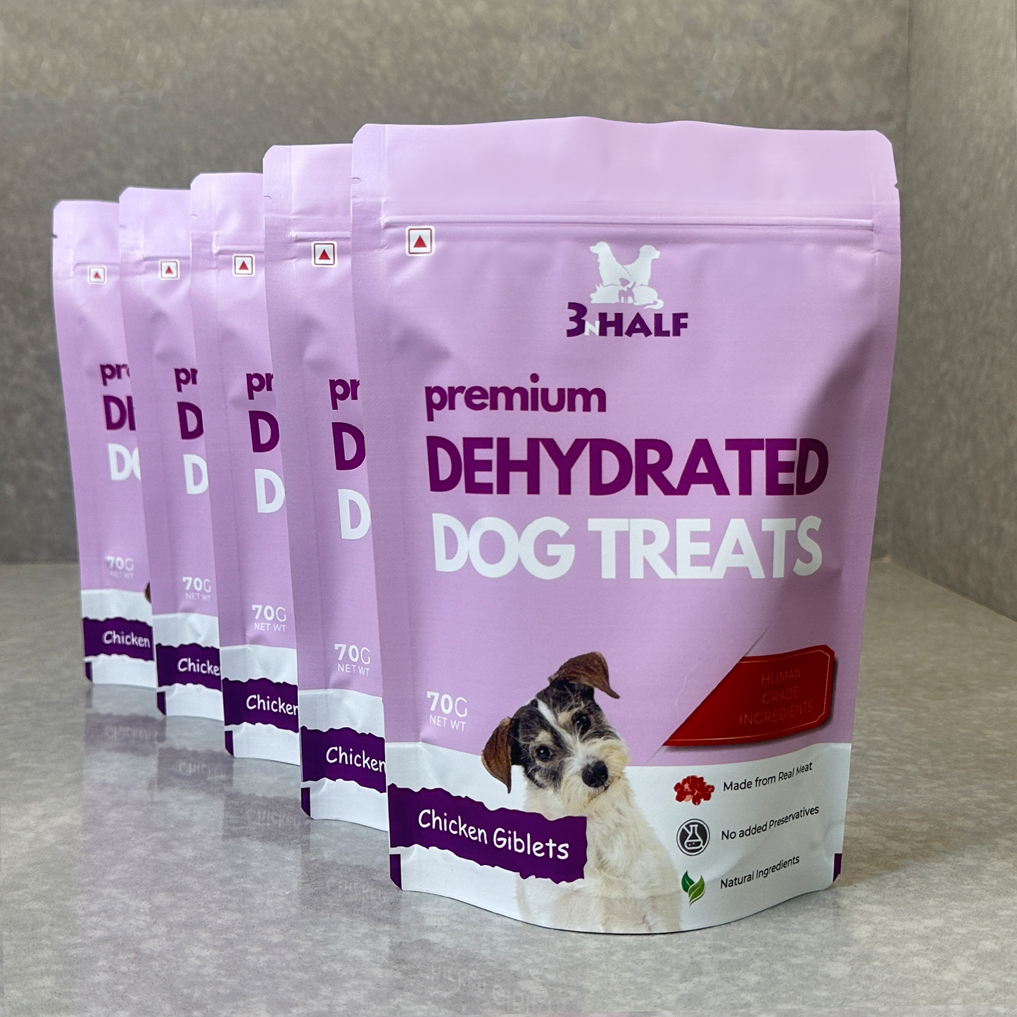 3nhalf healthy and natural chicken giblets dog treats pack of 5 sale 8 percent off
