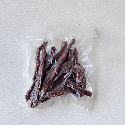 3nHalf dehydrated chicken and pumpkin dog treat vacuum sealed without preservatives